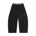 extra baggy Plaid Waistband Barrel Sweatpants